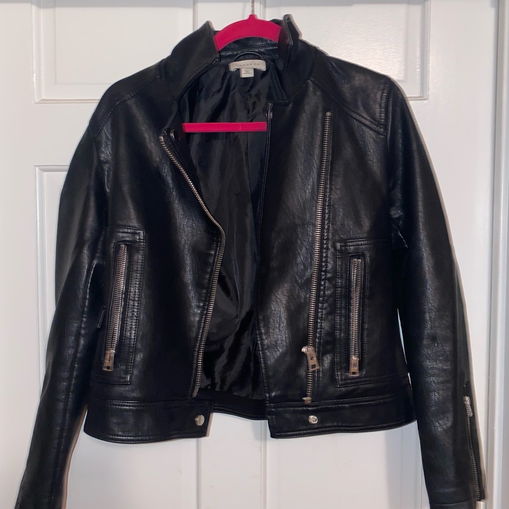 Top shop Leather Jacket- Size 4